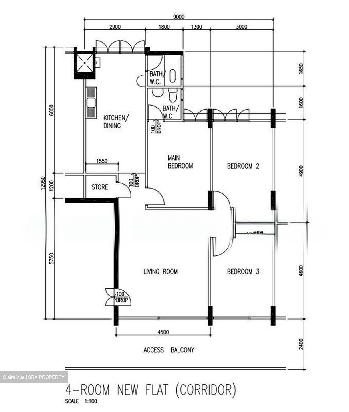Blk 406 Hougang Avenue 10 (Hougang), HDB 4 Rooms #512327991